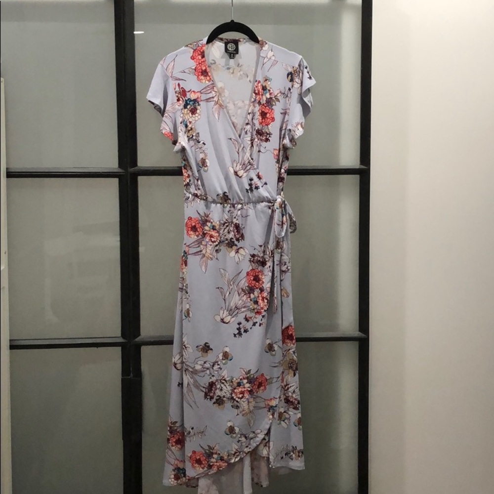 Floral midi length dress